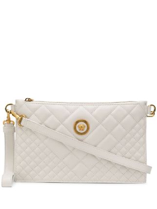 versace quilted medusa evening bag