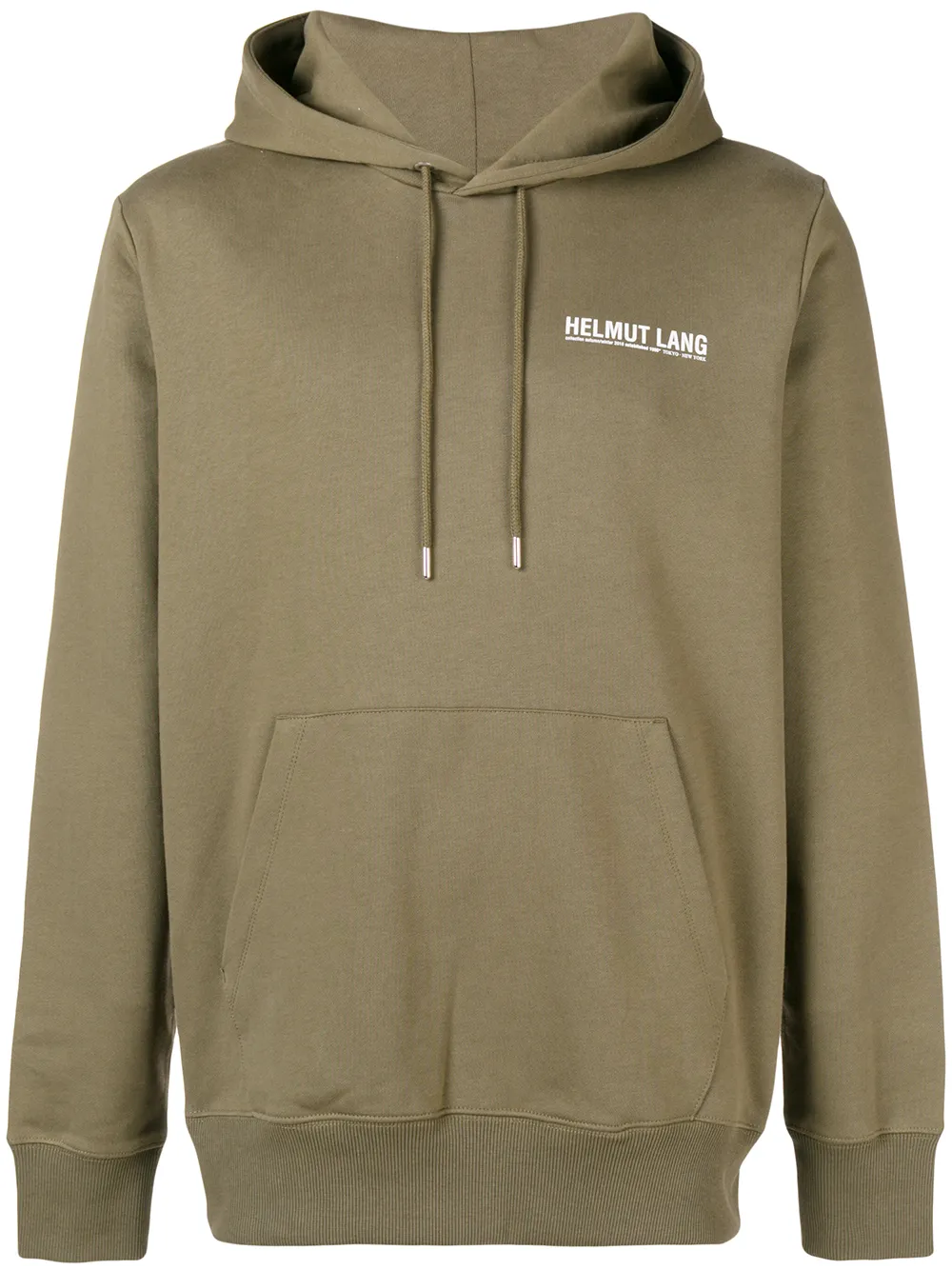 

Helmut Lang logo hoodie - Green