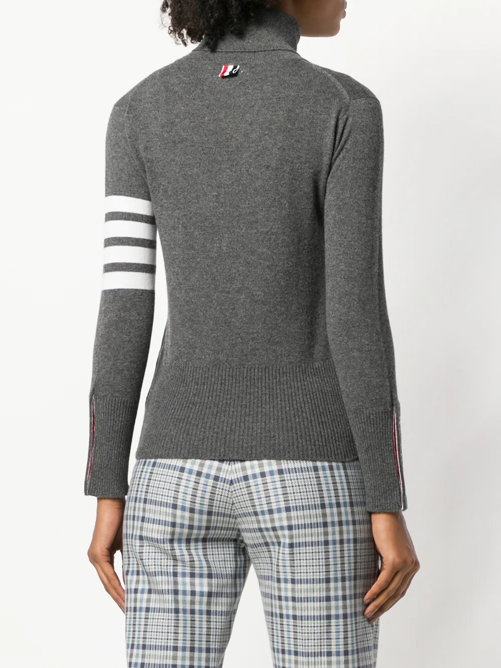 Thom Browne roll neck jumper Grijs