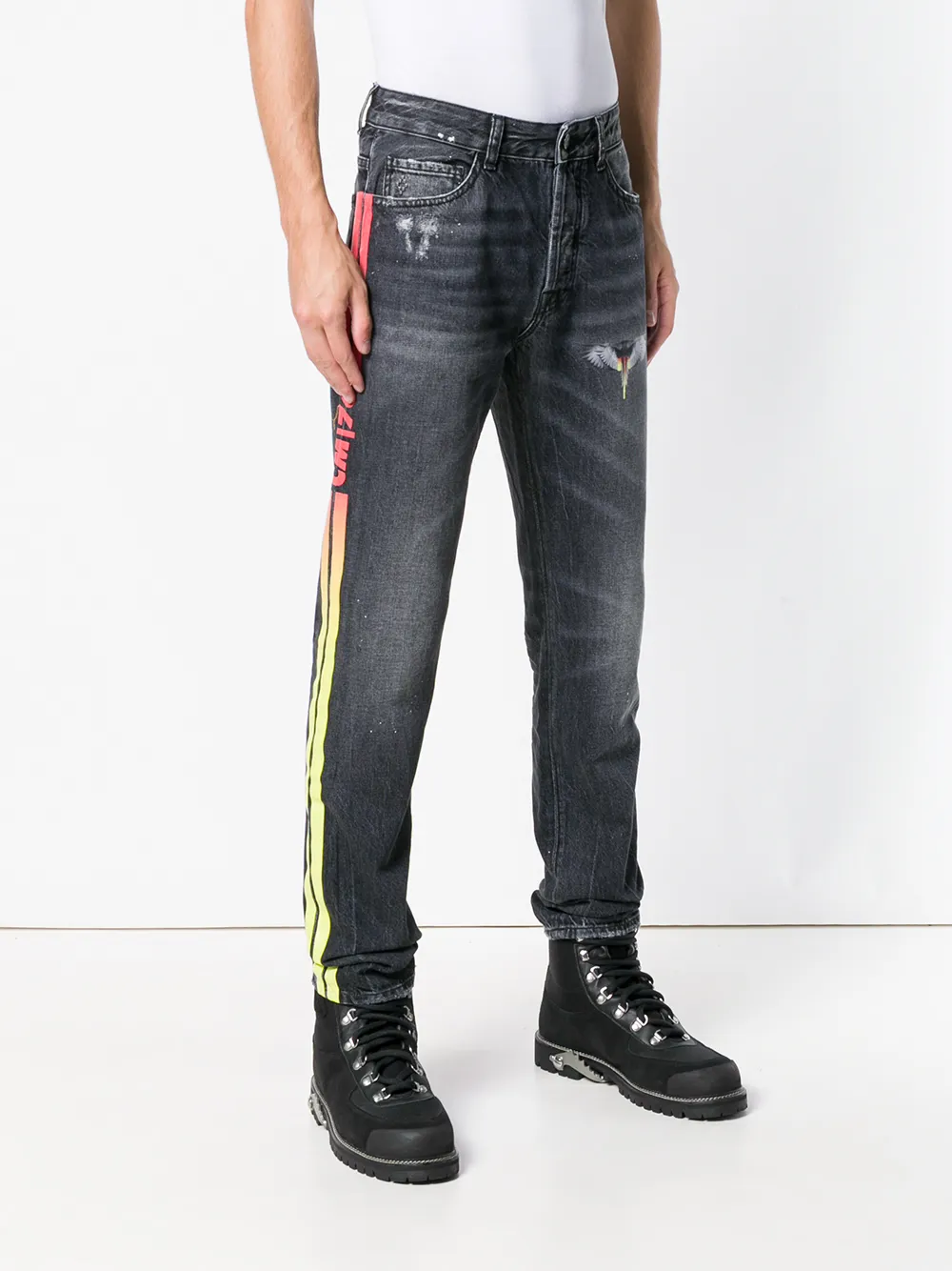 COUNTY OF MILAN Wing jeans Zwart