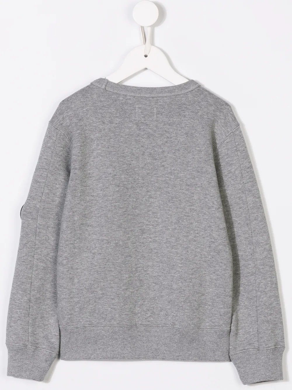 C.P. Company Kids logo patch sweatshirt Grijs
