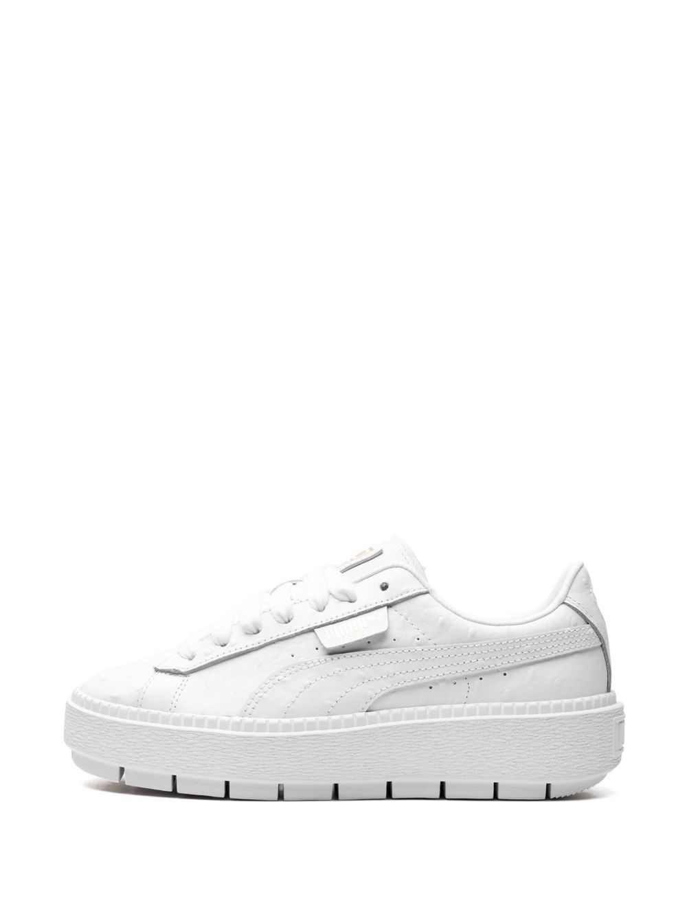 Puma platform trace blanche best sale