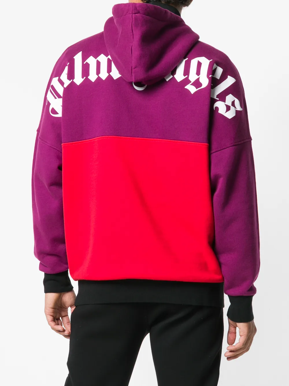 palm angels color block sweatshirt