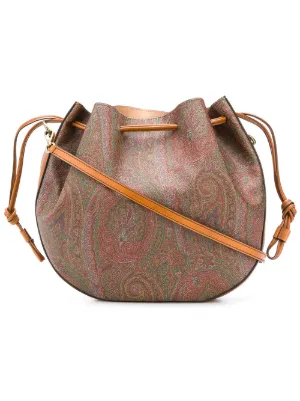 Women S Etro Messenger Bags Crossbody Farfetch Etro Paisley Print Crossbody Bag