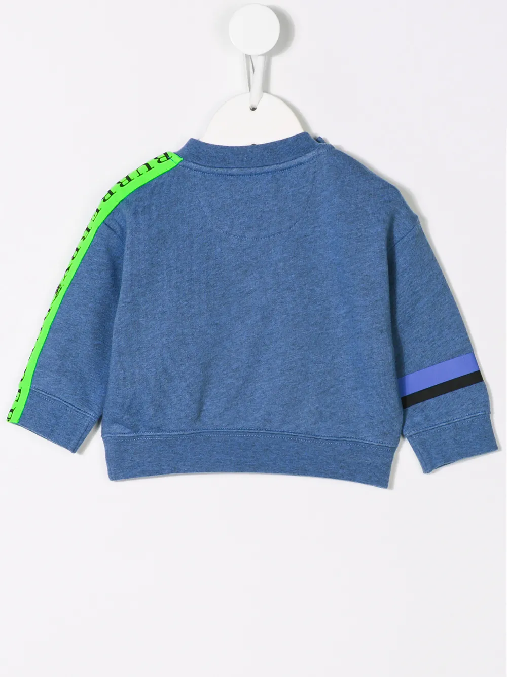 Burberry Kids graphic print sweatshirt Blauw
