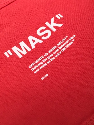 maschera off white per la bocca maschera off white per la bocca