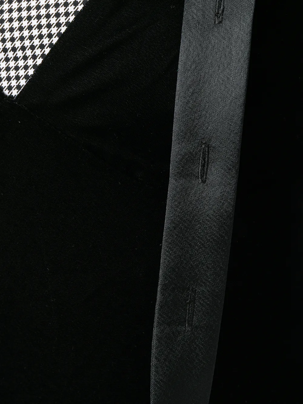 Off-White lange gestreepte jurk Zwart