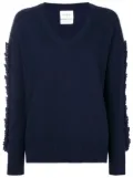 Barrie Troisieme Dimension cashmere V-neck pullover - Blue