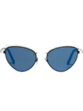 L.G.R Monarch cat-eye frame sunglasses - Black