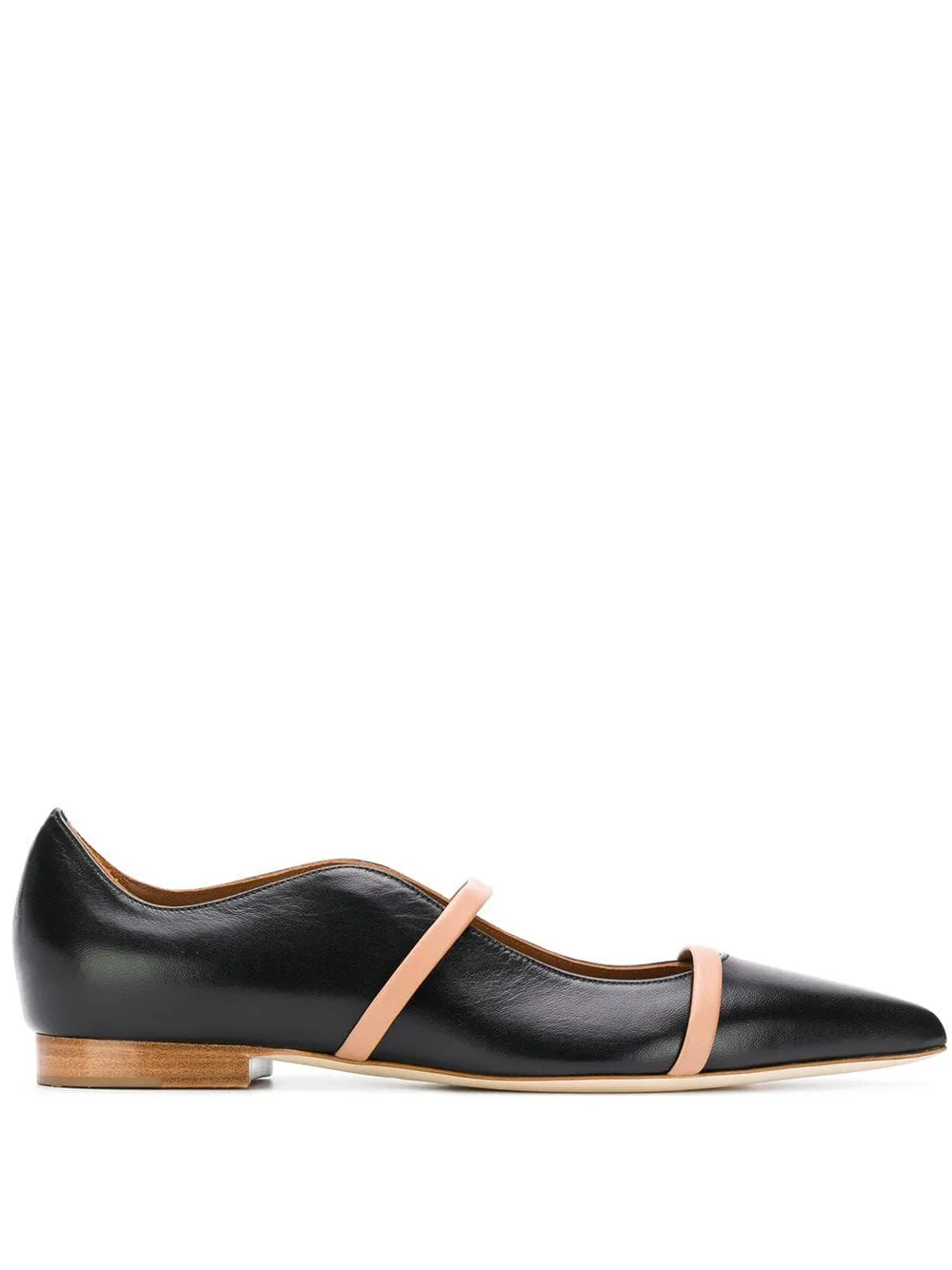 Malone Souliers Maureen flat ballerina shoes Zwart