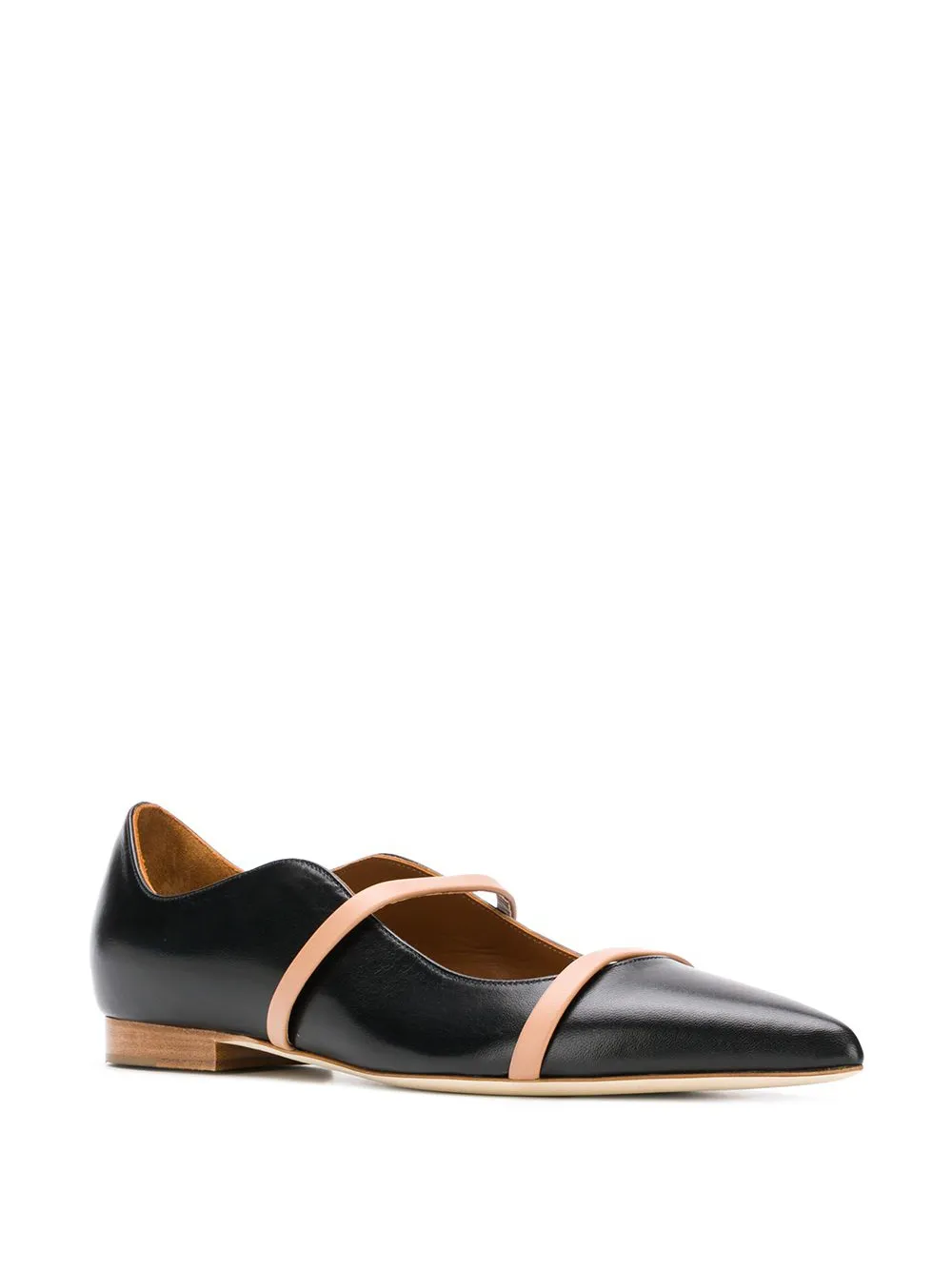 Malone Souliers Maureen flat ballerina shoes Zwart