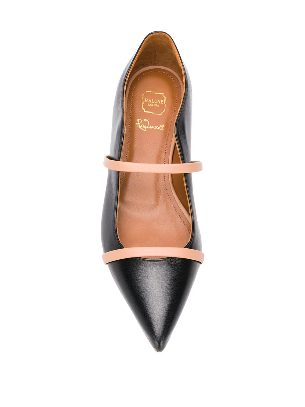 Malone Souliers Maureen flat ballerina shoes Zwart