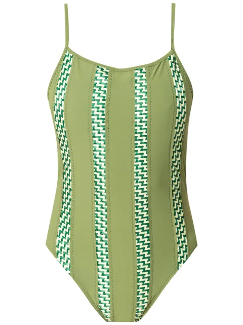 Amir Slama panelled swimsuit