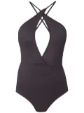 Amir Slama swimsuit with cut detail - Black