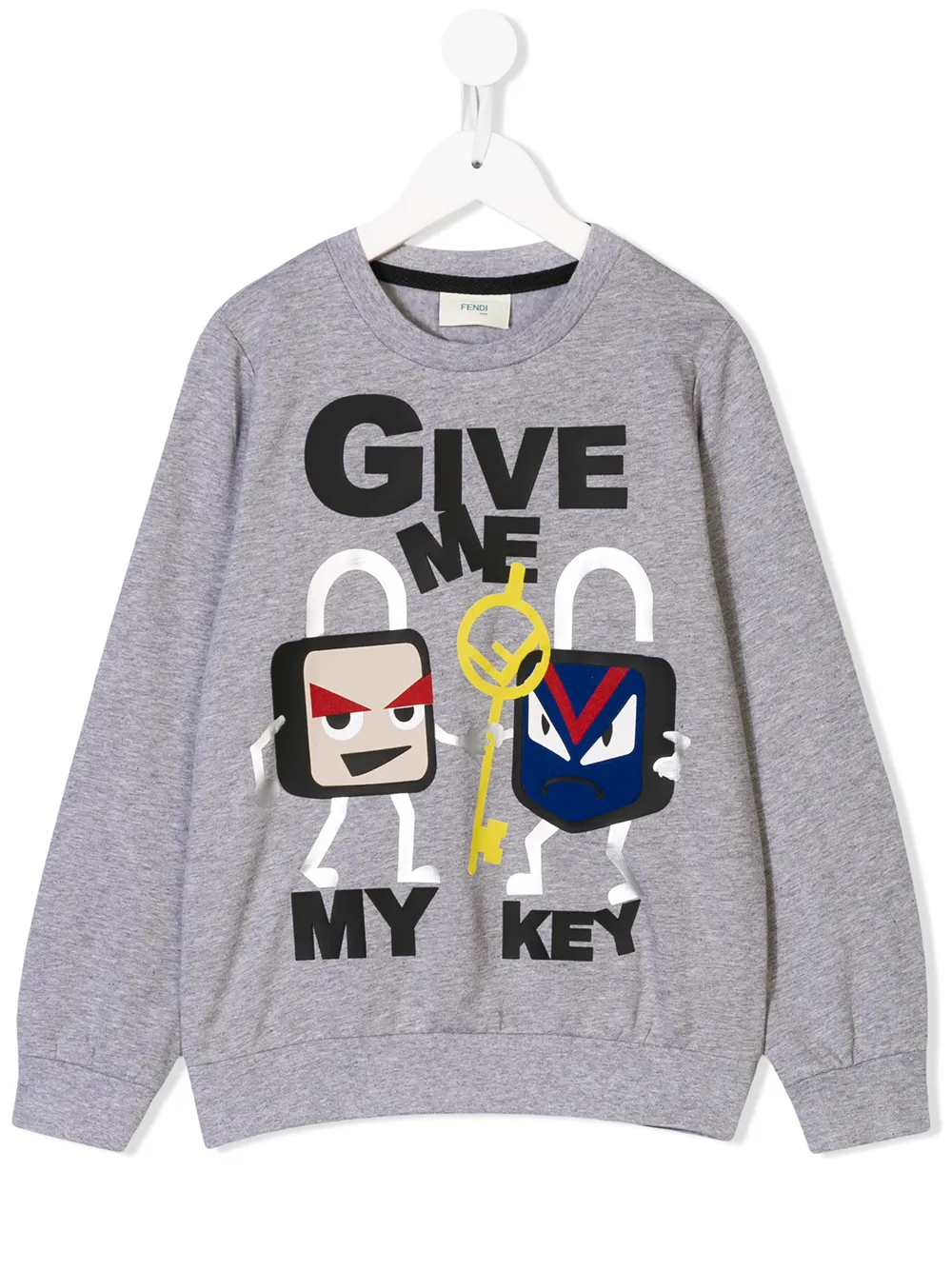 Fendi Kids give my key sweatshirt Fendi Kids give my key sweatshirt