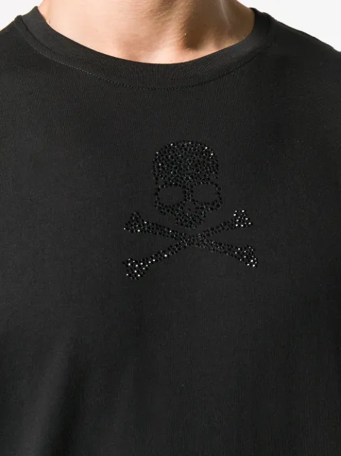 Philipp Plein T-Shirt Mit Strass-Totenkopf - Farfetch