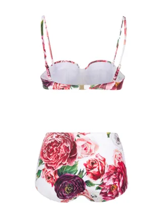 peony-print bikini展示图