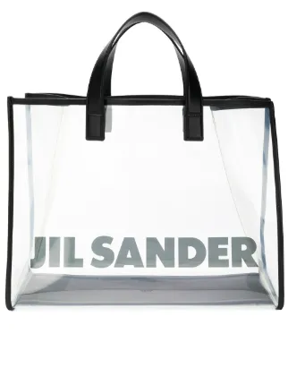 Jil Sander Transpa Tote Bag Farfetch Jil Sander Transpa Tote Bag