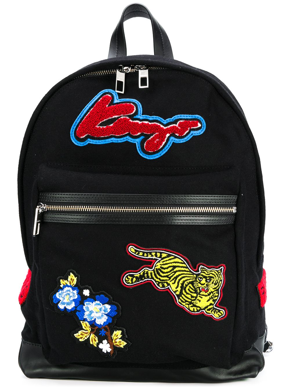 фото Kenzo logo patch backpack