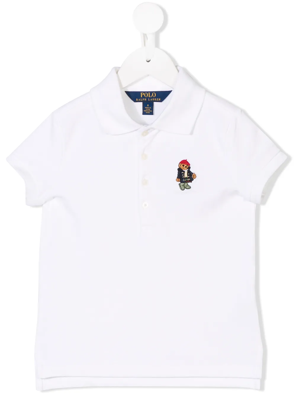kids white ralph lauren shirt