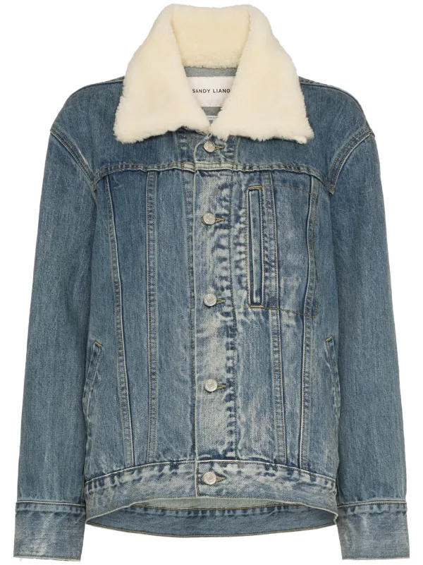 sandy liang denim jacket