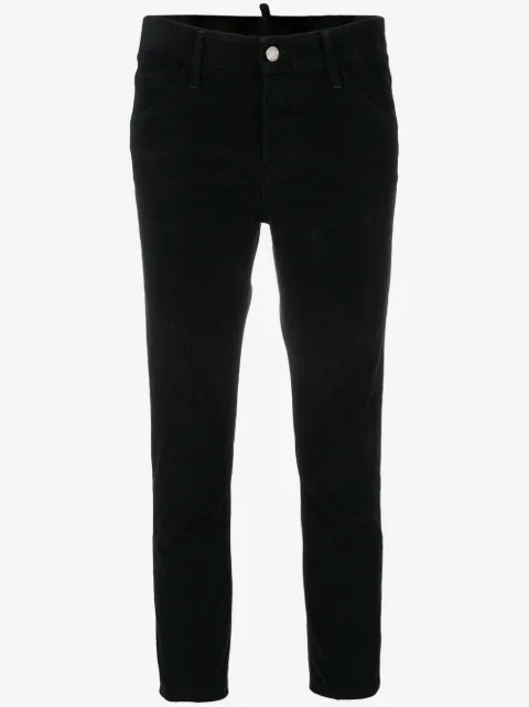 DSQUARED2 distressed corduroy trousers
