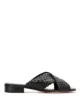 Image 1 of Sarah Chofakian leather woven flat sandals