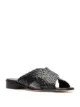 Image 2 of Sarah Chofakian leather woven flat sandals