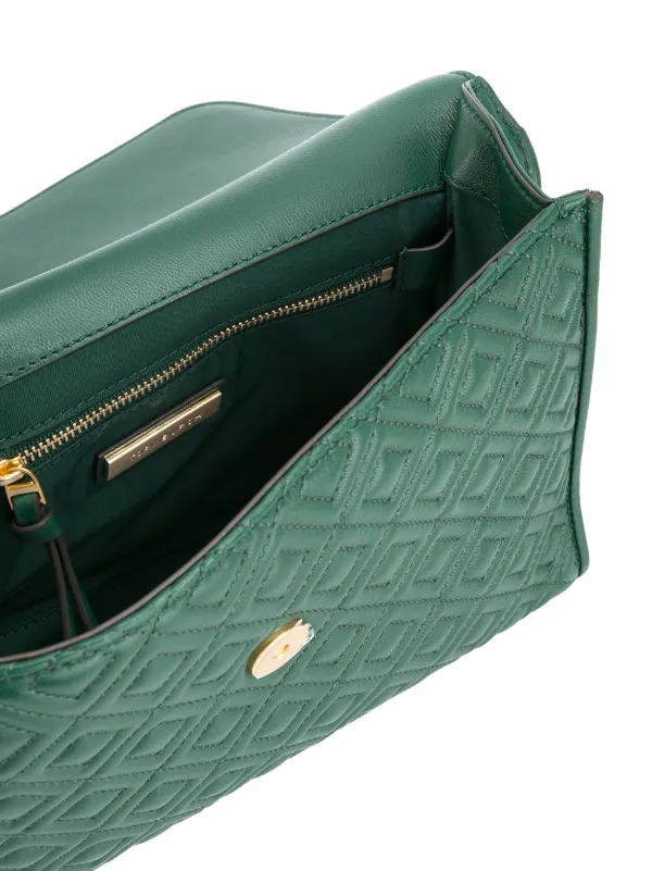 tory burch dark green bag