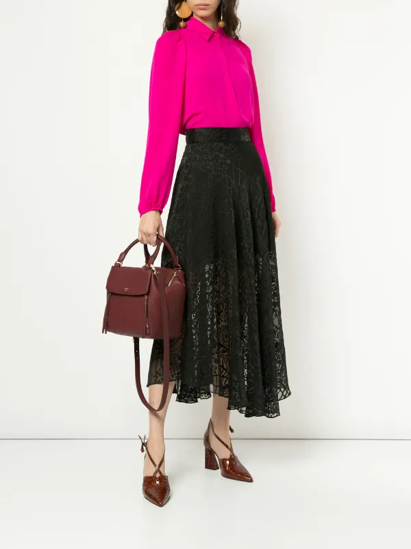 tory burch half moon tote