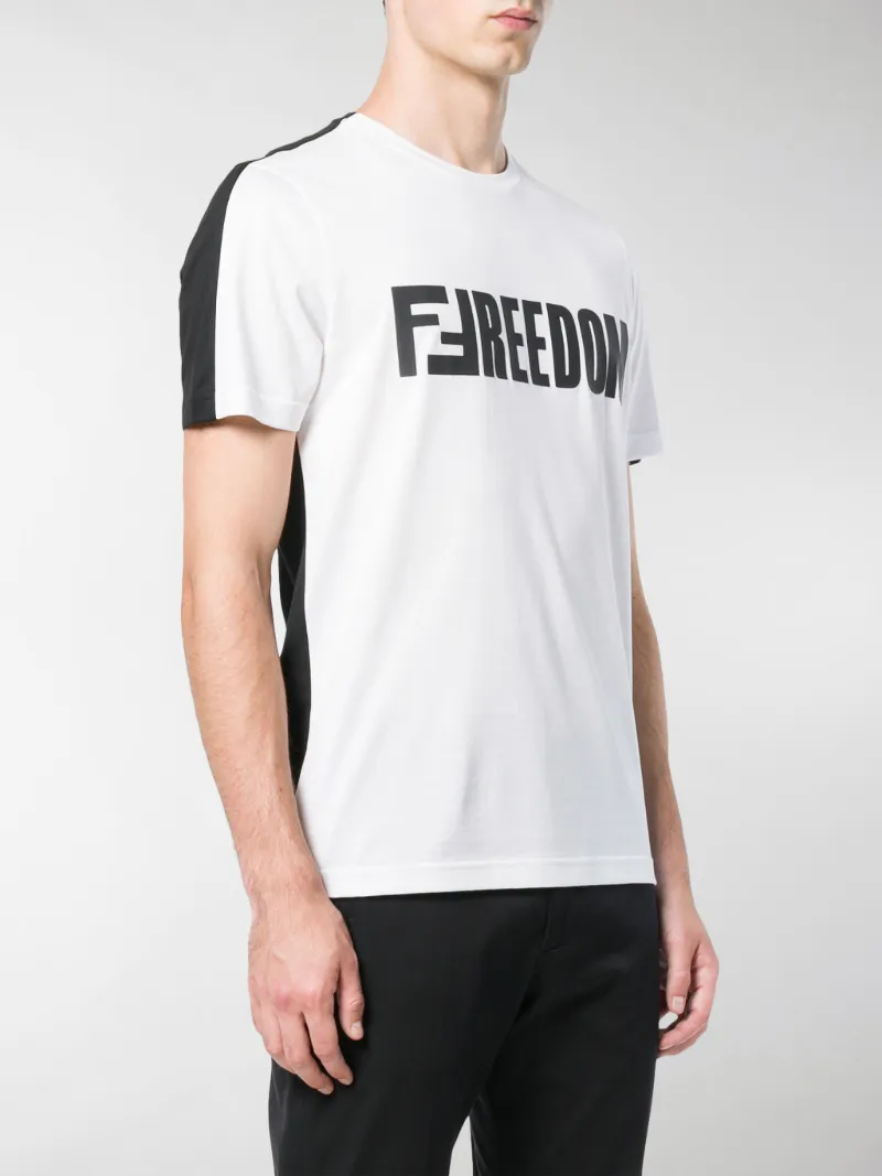 Fendi freedom t shirt Clearance
