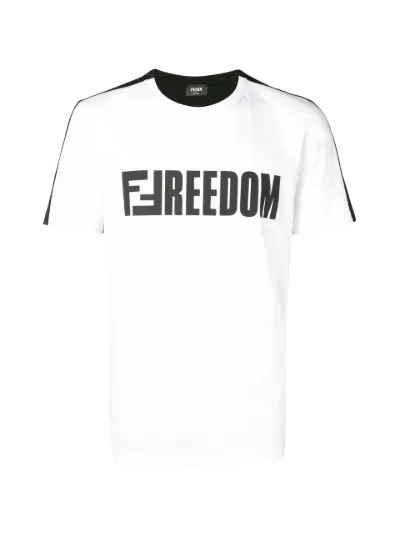 Fendi freedom t shirt Clearance
