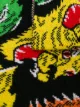 Gucci Wollschal mit Intarsien-Tigermotiv