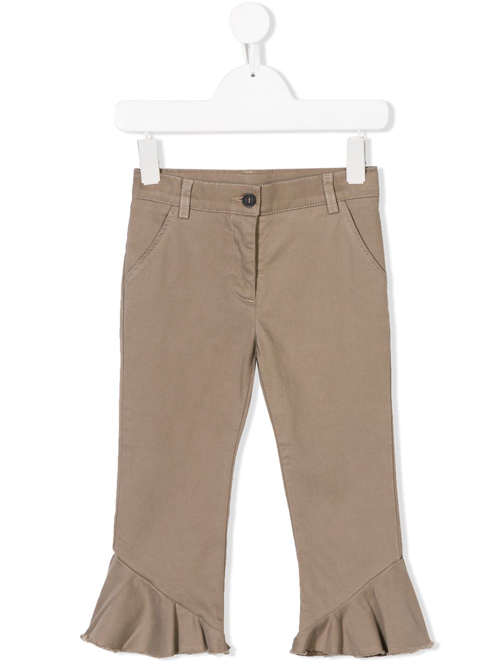 фото Douuod kids ruffle hem trousers