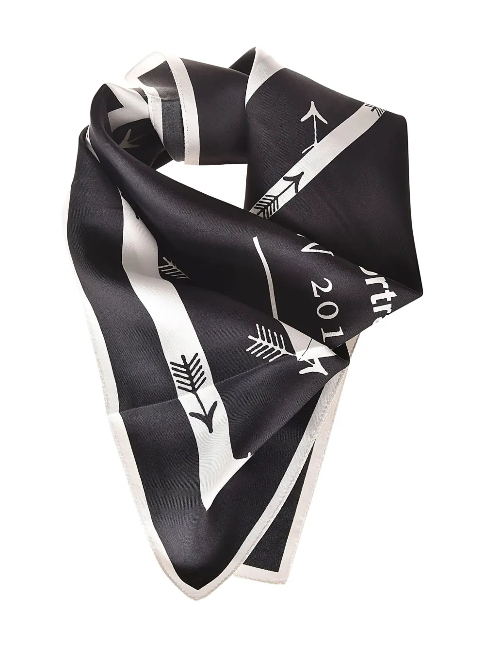 Self-Portrait ロゴ ストール - ブラック Self-Portrait ロゴ ストール - ブラック