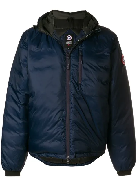 canada goose lodge hooded jacket blue canada goose lodge hooded jacket blue