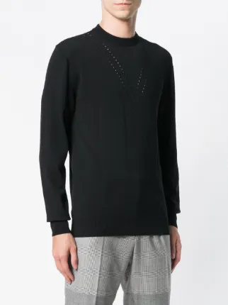Givenchy Pattern Noir Jersey Sweater Jersey Pattern SnwY4qv