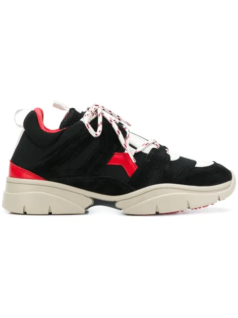 Click to view more detailed imagery on our partner's website Isabel Marant Women's Shoes Suede Trainers Sneakers Kindsay In Black