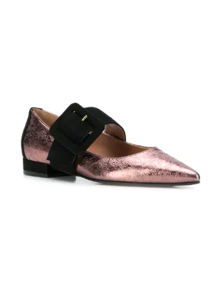 buckle ballerina shoes展示图