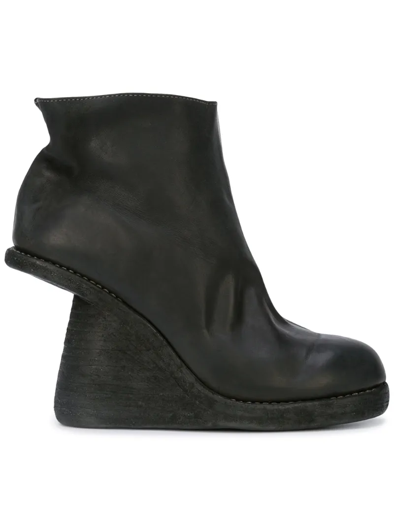 ботильоны на танкетке Guidi