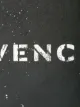 Givenchy paint splatter logo clutch