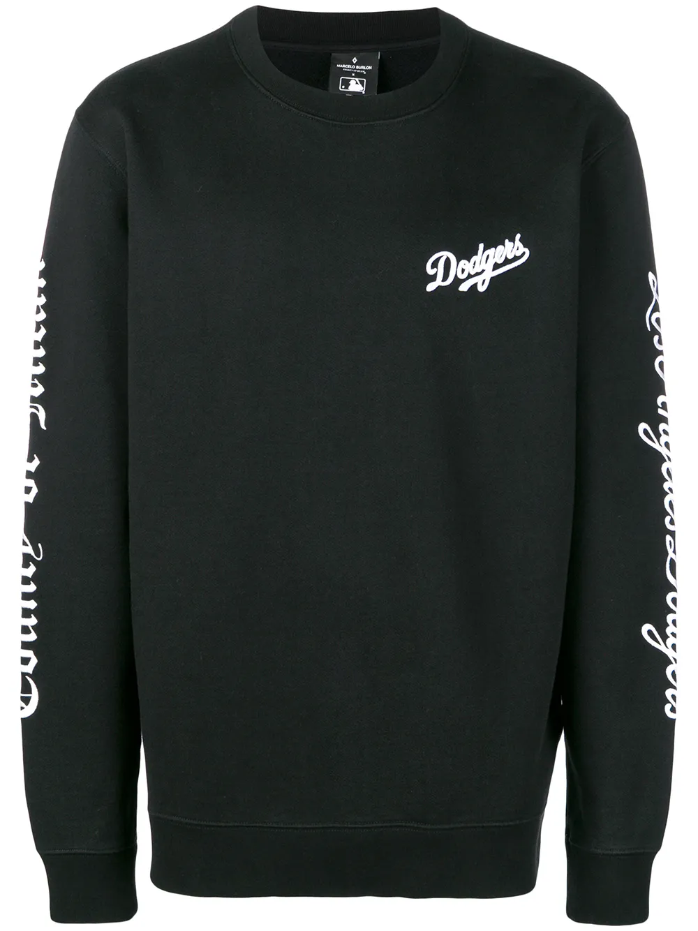 COUNTY OF MILAN embroidered sweatshirt Zwart