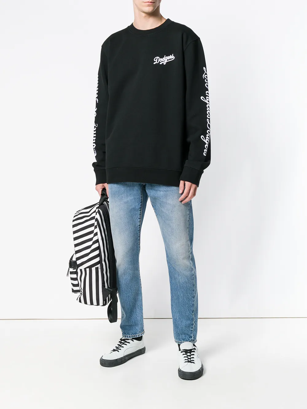 COUNTY OF MILAN embroidered sweatshirt Zwart