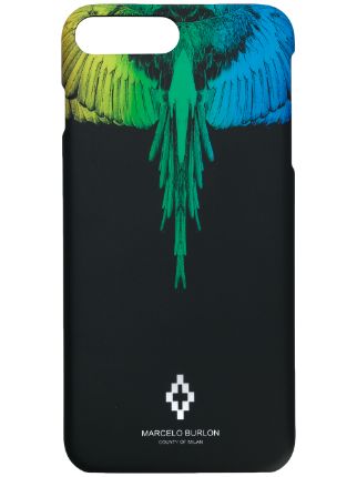 biologi Eksisterer skelet Marcelo Burlon County Of Milan Wings Logo iPhone 8 Plus Case - Farfetch