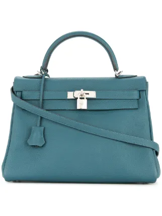 blue green bag