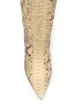 Yeezy snake effect mid-calf boots