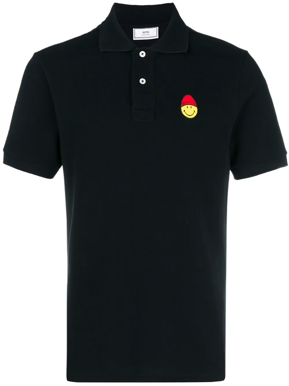 Bild 1 von Ami Paris Poloshirt mit Smiley-Patch