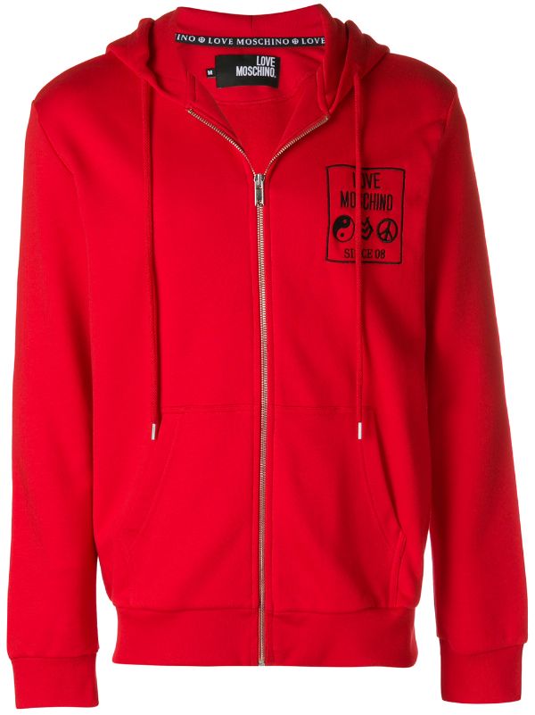 love moschino zip hoodie