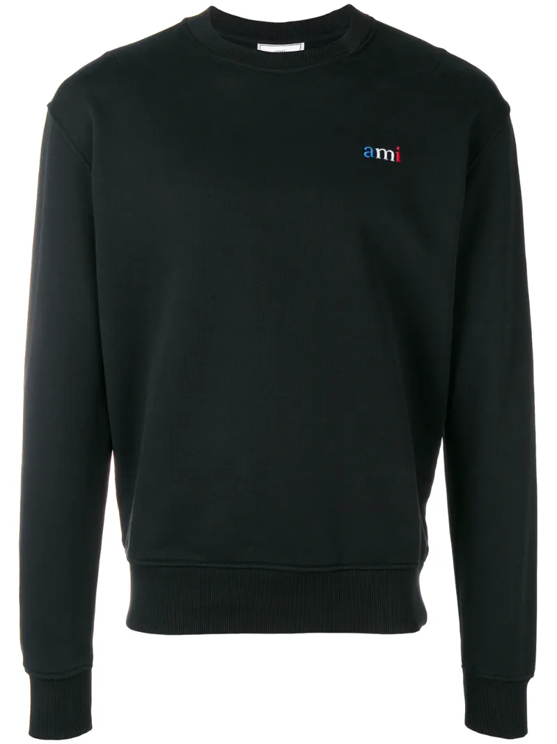 Ami Paris – Sweatshirt With Ami Embroidery – men – Cotton – L, S, XL, M, XS, XXL, XXXL, XXS – Black