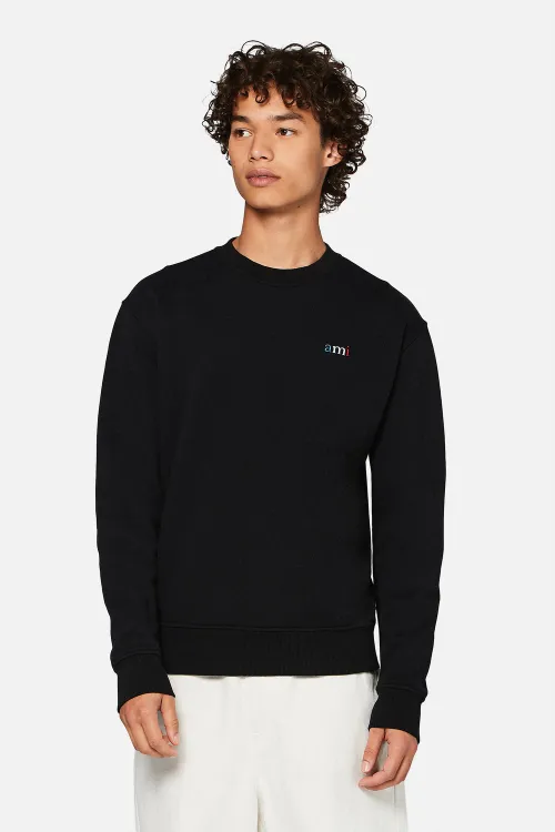 Sweatshirt With Ami Embroidery - AMI 